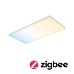 Paulmann 798.27 LED Panel Smart Home ZigbeeVelora eckig 595x295mm 15,5W 1600lm Tunable White Weiß matt dimmbar 