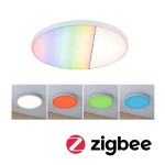Paulmann 798.97 LED Panel Smart Home Zigbee 3.0 Velora rund 400mm 22W 2000lm RGBW+ Weiß dimmbar 