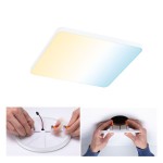Paulmann 799.58 VariFit LED Einbaupanel Smart Home Zigbee 3.0 Veluna Edge IP44 eckig 160x160mm 15,5W 1000lm Tunable White Weiß dimmbar 
