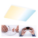 Paulmann 799.59 VariFit LED Einbaupanel Smart Home Zigbee 3.0 Veluna Edge IP44 eckig 200x200mm 18W 1400lm Tunable White Weiß dimmbar 