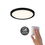 Paulmann 799.64 VariFit LED Einbaupanel 3-Step-Dim Areo IP44 rund 175mm 13W 1300lm 3000K Schwarz dimmbar 