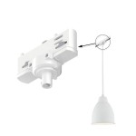 Paulmann 913.86 ProRail3 Pendeladapter Universal max. 1150W 230V Weiß 