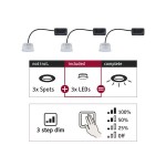 Paulmann 924.73 Einbauleuchte Choose LED-Modul Coin 3-Step-Dim 3x6W 2700 