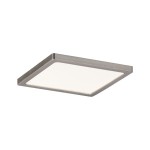 Paulmann 929.40 LED Einbaupanel Areo IP44 eckig 120x120mm 6,5W 418lm 3000K Nickel matt dimmbar 