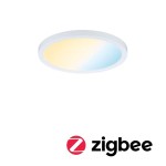 Paulmann 930.43 VariFit LED Einbaupanel Smart Home Zigbee 3.0 Areo IP44 rund 175mm 13W 1200lm Tunable White Weiß dimmbar 
