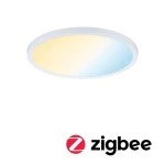 Paulmann 930.44 VariFit LED Einbaupanel Smart Home Zigbee 3.0 Areo IP44 rund 230mm 16W 1400lm Tunable White Weiß dimmbar 