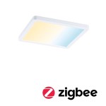 Paulmann 930.47 VariFit LED Einbaupanel Smart Home Zigbee Areo IP44 eckig 175x175mm 13W 1200lm Tunable White Weiß dimmbar 