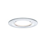 Paulmann 934.99 LED Einbauleuchte 3-Step-Dim Nova Coin Basisset starr IP44 rund 78mm Coin 3x6W 3x470lm 230V dimmbar 2700K Chrom 