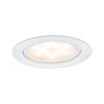Paulmann 935.55 LED Möbeleinbauleuchten Micro Line Einzelleuchte rund 65mm 4,5W 300lm 230V 2700K Weiß 