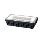 Paulmann 937.75 Solar LED Bodeneinbauleuchte Box IP67 2700K 7,5lm Edelstahl/Klar 