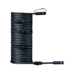 Paulmann 939.30 Plug & Shine Kabel 10m 5 Ausgänge IP68 Schwarz 