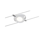 Paulmann 940.88 LED Seilsystem RoundMac Einzelspot 200lm 4W 2700K 12V Weiß matt 