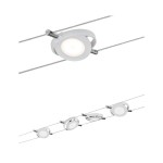 Paulmann 941.05 LED Seilsystem RoundMac Basisset 4x200lm 4x4,3W 2700K 230/12V Weiß matt 