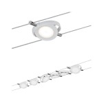 Paulmann 941.06 LED Seilsystem RoundMac Basisset 6x200lm 6x4,3W 2700K 230/12V Weiß matt 