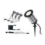 Paulmann 942.86 Plug & Shine LED Gartenstrahler Classic Basisset IP65 3000K 3x5,1W 75VA Anthrazit 