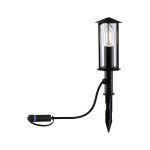 Paulmann 943.23 Plug & Shine LED Pollerleuchte Classic Einzelleuchte Mini IP44 3000K 2W Anthrazit 