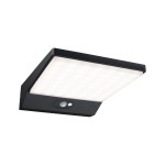 Paulmann 943.34 Solar LED Außenwandleuchte Ronas Bewegungsmelder IP44 3000K 320lm Dunkelgrau 