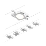 Paulmann 944.22 CorDuo LED Seilsystem MacLED Basisset 5x250lm 5x4,5W 3000K 230/12V Weiß/Chrom 