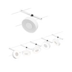 Paulmann 944.77 CorDuo LED Seilsystem Circle Basisset 5x180lm 5x5W 3000K 230/12V Weiß matt 