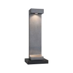 Paulmann 945.02 LED Pollerleuchte Concrea IP65 616 mm 3000K 6,8W 200lm 230V Schwarzer Sandstein Beton 