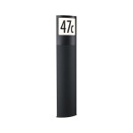 Paulmann 945.14 LED Pollerleuchte Padea Dämmerungssensor Bewegungsmelder seewasserresistent IP44 847 mm 3000K 8,5W 700lm 230V Anthrazit Kunststoff 