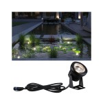 Paulmann 945.59 Plug & Shine LED Spot Teichleuchte Einzelspot IP68 3000K 5W Schwarz 