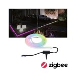 Paulmann 945.61 Plug & Shine LED Stripe Smart Home Zigbee Smooth Einzelstripe IP67 RGBW+ 22W Weiß 