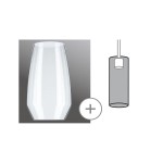 Paulmann 953.51 URail Schirm Vento 2Easy 170mm Klar 