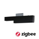 Paulmann 955.24 URail Schienenadapter Smart Home Zigbee 3.0 On/Off/Dimm 166x20mm Schwarz matt 