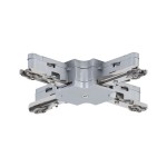 Paulmann 976.57 URail Verbinder X-Stück 104x104mm max. 1000W Chrom matt 