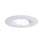 Paulmann 999.26 LED Einbauleuchte Calla schwenkbarar IP65 rund 90mm 30° 6W 530lm 230V 4000K Weiß matt 