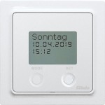 Eltako FSU55ED/230V-wg Funksensor Schaltuhr reinweiß glänzend 30055809 