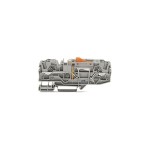 Wago 2006-1671/1000-851 Erdleiter-Trennklemme mit Prüfmöglichkeit mit Trennmesserhalter orange grau 12 Stück 