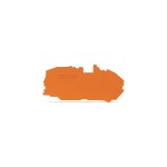 Wago 2016-7692 Abschluss- und Zwischenplatte 1mm dick orange 