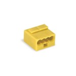 Wago 243-504 MICRO-Verbindungsdosenklemme für eindrähtige Leiter - 0,8mm gelb 100 Stück 