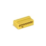Wago 243-508 MICRO-Verbindungsdosenklemme für eindrähtige Leiter - 0,8mm gelb 50 Stück 