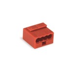 Wago 243-804 MICRO-Verbindungsdosenklemme für eindrähtige Leiter - 0,8mm rot 100 Stück 