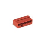 Wago 243-808 MICRO-Verbindungsdosenklemme für eindrähtige Leiter - 0,8mm rot 50 Stück 