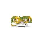 Wago 281-687 3-Leiter-Schutzleiterklemme 4mm² mittige Beschriftung grün-gelb 