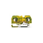 Wago 282-907 2-Leiter-Schutzleiterklemme 6mm² mittige Beschriftung grün-gelb 