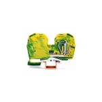 Wago 285-637 2-Leiter-Schutzleiterklemme 35mm² mit integrierter Abschlussplatte grün-gelb 