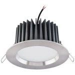 EVN P-LED Deckeneinbauleuchte 3000K rund 24VDC edelstahl 