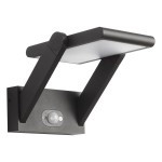 EVN Solar-LED-Wandleuchte 3000K anthrazit 