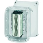 Hensel RK 1019 T Reihenklemmenkasten 1,5-6 qmm, 19 Klemmen WT 4, mit Außenbefestigung 