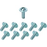 Hensel DK BZ 10 DK-Montagesschraube, 10 mm, Torx T15, für material 0,5 bis 4 mm, 9 mm Scheibe 