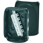 Hensel DK 1010 B Kabelabzweigkasten 2,5-10 qmm 3phasig, 16 qmm 1phasig, 5pol. Klemme 