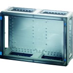 Hensel FP 0400 ENYSTAR-Leergehäuse Einbaumaße 486x306x136mm transparenter Tür 68000200 