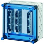 Hensel Mi 3267 Sicherungsgehäuse 3x3x63A,D02 auf Sammelschiene 400 A, 5polig 