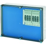 Hensel Mi 6627 Mi-NH-Sicherungslasttrennschaltergehäuse , 2x3xNH00,a. Sammels., 400A, 5polig 