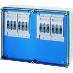 Hensel Mi 6642 Mi-NH-Sicherungslasttrennschaltergehäuse 4x3x NH00,a. Sammelschiene, 250A,5p. 